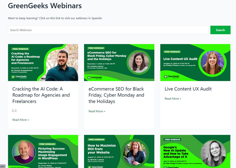 GreenGeeks Webinar